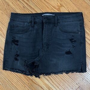 Just USA Charcoal Denim Shorts